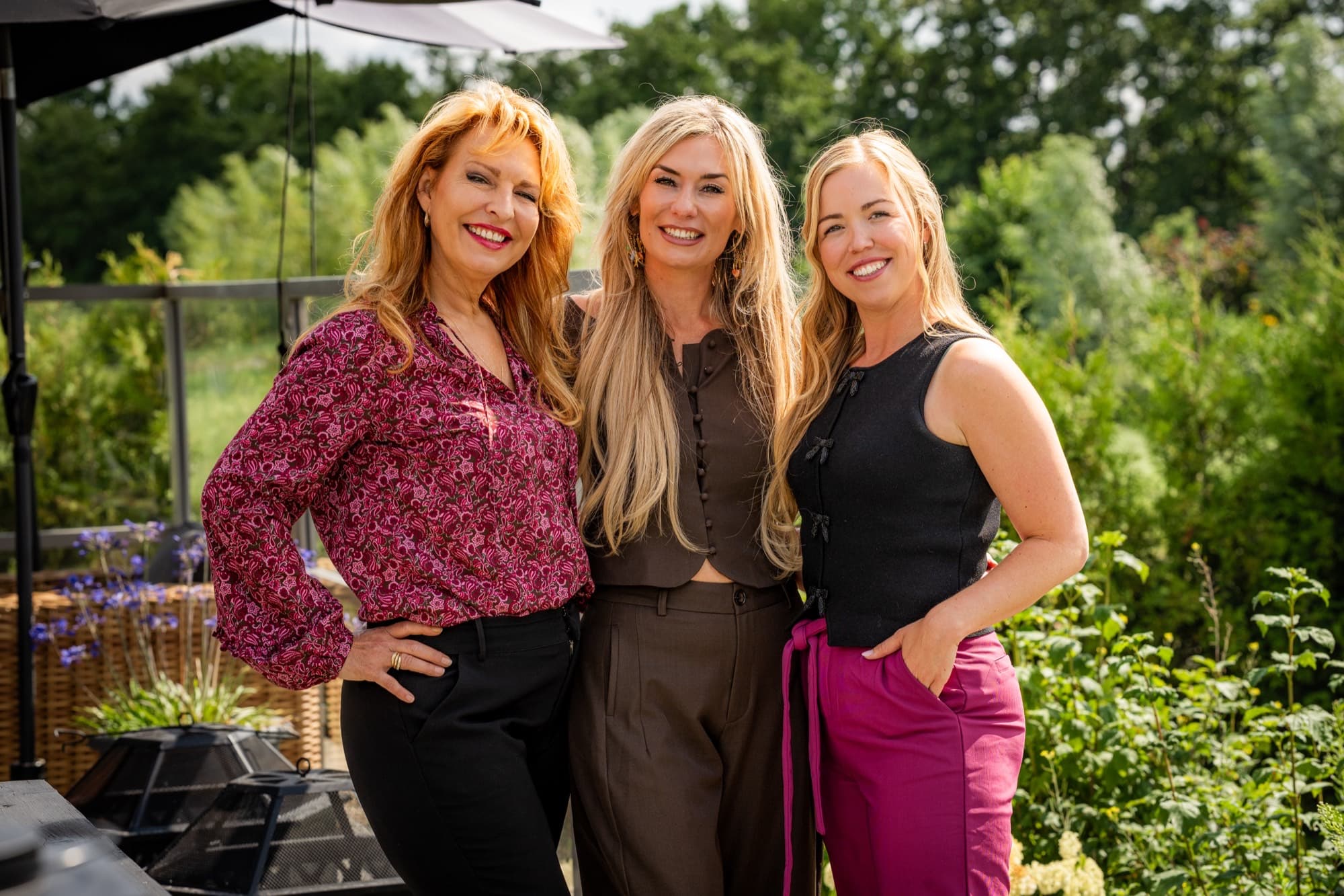 Dora Vermanen, Melanie de Jong en Kelly Schuller van Mental Health Temple